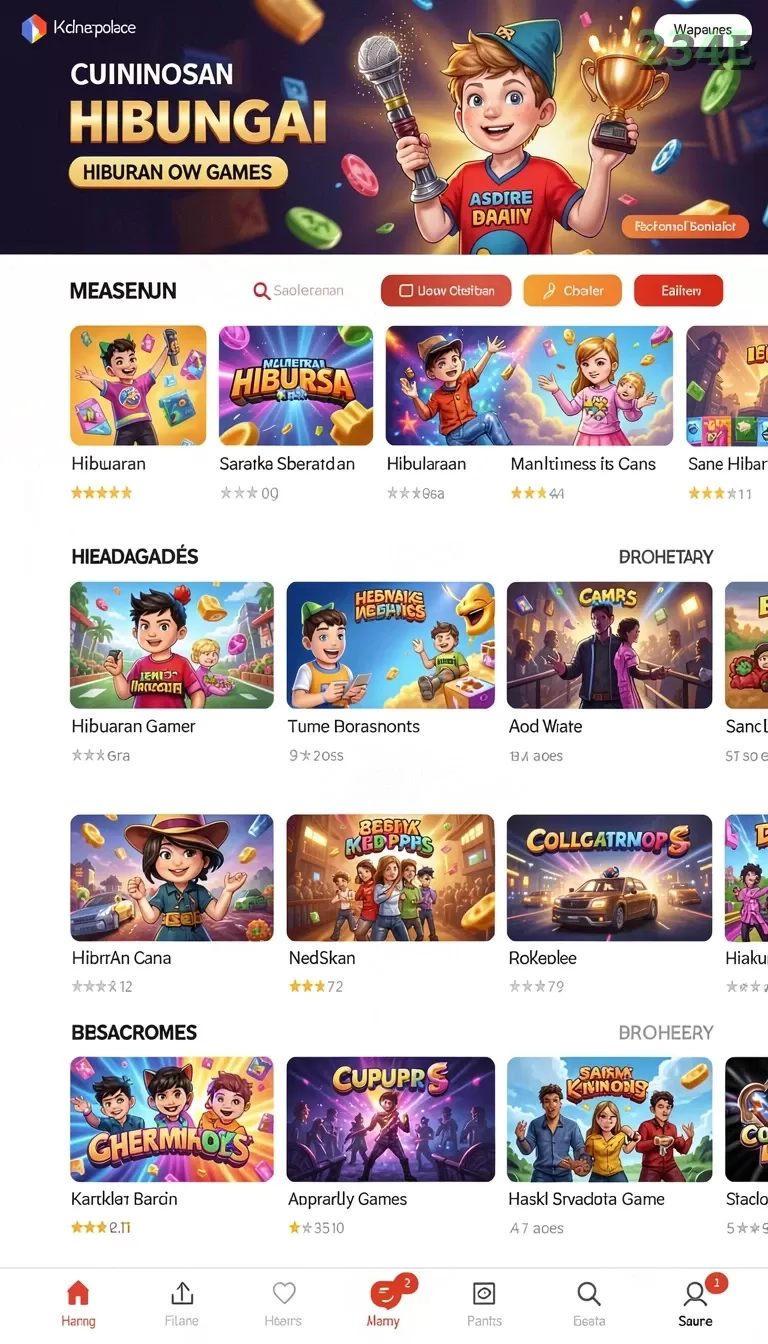Cuplikan layar PIV8 — halaman utama