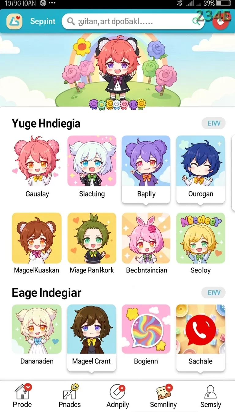 Cuplikan layar MT966 — menu navigasi