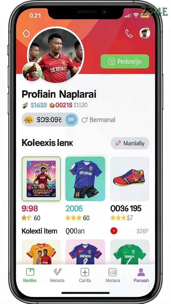 Cuplikan layar REMI62 — pengaturan akun